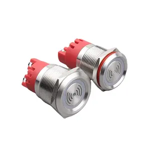 19mm Indicator Lightsr High Decibel High Loudness Flash Waterproof Buzzer 12V/24V/220V