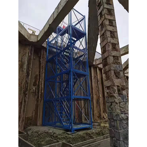 Yüksek mukavemetli çelik merdiven kafesleri hava koşullarına dayanıklıdır ve inşaatçıları güvende tutar. - Product Image 1