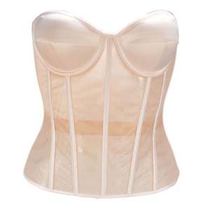 Adesivi da donna con corsetto dimagrante di base a doppio strato in rete traspirante con osso di pesce - Product Image 5