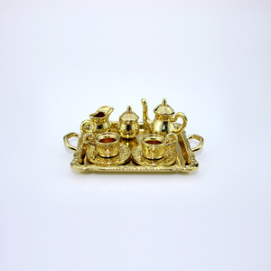 Miniature de nourriture Ob11, modèle de jouet, accessoires pour maison de poupée, mini service à thé à motifs D229 - Product Image 6