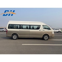 Autobus scolaire de luxe Jiulong 17 places, mini-bus urbain, moteur avant, diesel, d'occasion, conduite à gauche, moteur Cummins, transmission manuelle, Euro 3