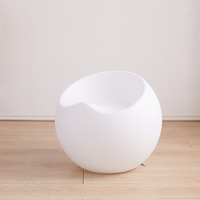 Chaise de loisirs moderne en plastique Tabouret créatif en forme de pomme Chaise pour enfants Tabouret de table basse