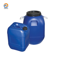 DINGTANG baril en plastique de haute qualité, tambour 200 litres HDPE à dessus ouvert baril en plastique bleu baril chimique en plastique