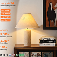 Haute Moderne Designer Marbre Pierre Fait Éclairage Lampe Chambre Décoratif Lampe De Bureau Côté Marbre Lampe De Table