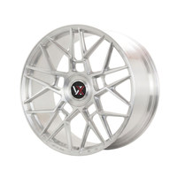 Nouvelles jantes en alliage d'aluminium monobloc forgées sur mesure VeroX 5x112/114.3/120 PCD à rayons multiples, finition polie, garantie à vie