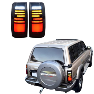 Conjunto de Luz Trasera Marveland para Land Cruiser 80 LC80, Accesorios para Automóviles con Intermitentes Secuenciales, Conexión Plug & Play - Product Image 1