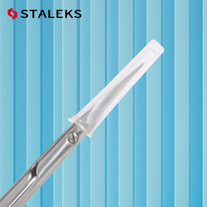 <span class=keywords><strong>STALEKS</strong></span> Ciseaux à cuticules professionnels en acier inoxydable, lame incurvée tranchante, pour droitiers, pour manucure et élimination des peaux mortes - Product Image 6