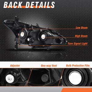 Lámpara <span class=keywords><strong>de</strong></span> cabeza halógena <span class=keywords><strong>para</strong></span> coche, luz LED <span class=keywords><strong>para</strong></span> NS Altima 2013-2015, faro LED izquierdo y derecho 260603TA0A en Tipo <span class=keywords><strong>de</strong></span> EE. UU. - Product Image 5
