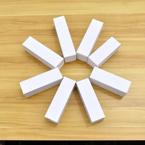 Cosméticos en blanco Tarjeta blanca pura caja de papel producto de maquillaje general embalaje caja blanca embalaje cajas negras blancas sin impresión - Product Image 6