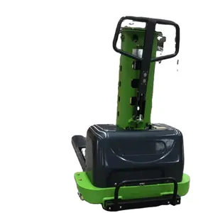 500Kg 1000kg Self -Loading Semi Electric Stacker Portable auto lift self loading pallet forklift with lithium battery