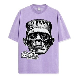 T-Shirt Oversize in 100% Cotone Lavorato a Maglia con Motivo Animato Stampato, Peso 260 Grammi, Lunghezza Regolare - Product Image 6