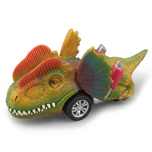 Vendita calda di plastica dipinta <span class=keywords><strong>a</strong></span> mano modello di dinosauro di simulazione Huili <span class=keywords><strong>auto</strong></span> sportive Tyrannosaurus Rex Pterosaur - Product Image 2