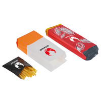 Sac en papier kraft résistant à la graisse avec doublure en aluminium pour l'isolation et la conservation de la fraîcheur des collations chaudes