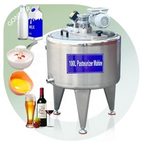 Réservoir de pasteurisation de lait, substrat laitier, 150 L, 500 L, 500 litres, petite machine de pasteurisation pour champignons