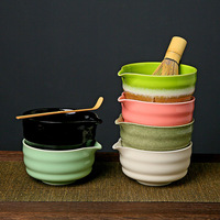 Ensemble de thé matcha, ensemble de fouets à matcha, chashaku en bambou, support pour fouet, ensemble d'accessoires pour matcha, ensemble complet pour la préparation du matcha, ensemble cadeau matcha