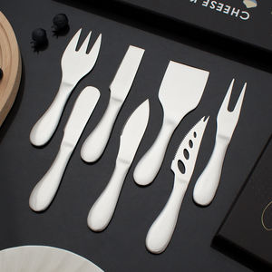 Utensili per formaggio 7 pezzi in acciaio inox affettatrice forchetta per formaggio spandiconcime coltello per formaggio per salumi - Product Image 2