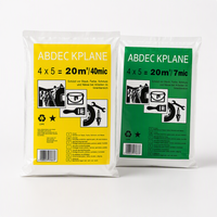Film de protection en plastique multi-usage pour peinture murale et rénovation de bâtiments