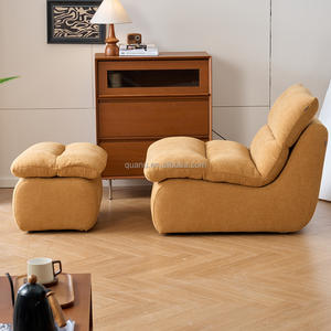 118035 كوانو سعر الجملة مع مسند للقدمين أريكة فردية ناعمة بتصميم عصري على الطراز الاسكندنافي عالية الجودة - Product Image 4