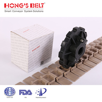 Hongsbelt HS-880-12T : Chaîne en plastique série 880, pignon de roue à entraînement divisé, pignon de convoyeur