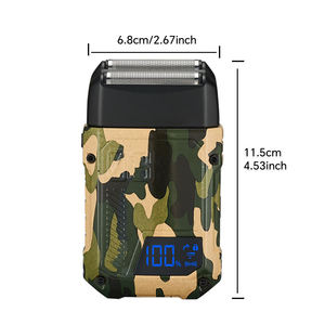 Manufacturer Wholesale USB Rechargeable Waterproof Foil High Speed Men's Barber <b>Shaver</b> for Household Use Reciprocating - Product Image 5