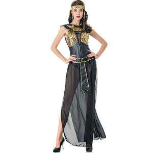 Disfraz de Cleopatra de la diosa griega de Halloween <span class=keywords><strong>para</strong></span> mujer europea y americana, ropa de puesta en escena de charol de PU <span class=keywords><strong>para</strong></span> mujer, 2017 - Product Image 4