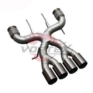 Sistema de Escape Vortex SS304 para McLaren 720S, Actualización 765LT 4.0T V8 2017-2024, Puntas Cuádruples Centrales, Kit de Rendimiento - Product Image 3
