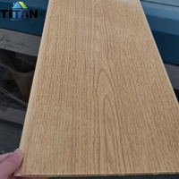 Dalles de Plafond en Plastique 25mm, Revêtement de Plafond en PVC, Panneau de Plafond Intérieur, Panneau Mural en PVC