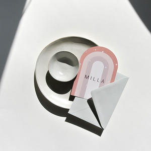 2025 vente chaude moderne anniversaire/noël/fête feuille estampage imprimé cartes de voeux merci carte postale - Product Image 1