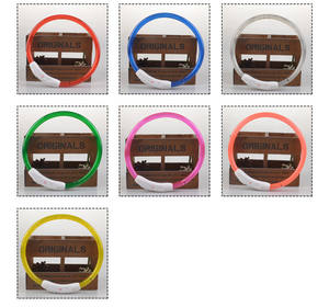 USB 충전식 조명 깜박이 led 애완 동물 고양이 개 칼라 품질 광섬유 소재 - Product Image 4