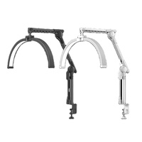Lampe à pince de bureau à LED Lumière demi-lune pour extensions de cils, vernis à ongles et tatouage pour lampe de remplissage photographique F550B