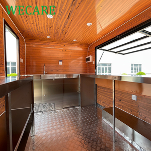 Wecare Tùy Chỉnh Điện Thoại Di Động Ice Cream Smoothies Nước Trái Cây Cà Phê Bằng Cháo Thanh Thực Phẩm Giỏ Hàng Rơ moóc Được Trang bị đầy đủ Nhà Bếp Thức Ăn Nhanh Xe Tải Cửa Hàng - Product Image 5