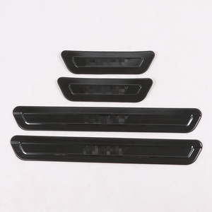 WZXD New Arrival Car <b>Door</b> Sill Guards Stainless Steel <b>Door</b> Sill <b>Plate</b> Black Silver for HR-V HRV 2022 VEZEL - Product Image 2