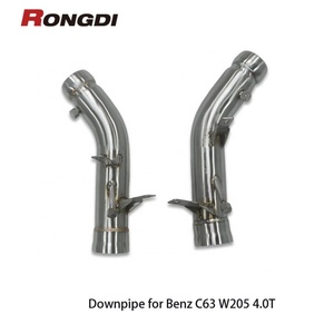 ท่อไอเสียรถยนต์สปอร์ต4.0ตันท่อลด304ตรงสำหรับ Mercedes-Benz AMG C63/C63s W205 - Product Image 4