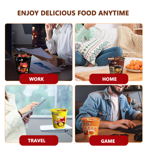 6 hương vị 6 ly gà tây gà tây Hàn Quốc cay nóng Ramen Kem cua trứng phô mai 64.6g mì ăn liền (cốc/gói xô) - Product Image 6