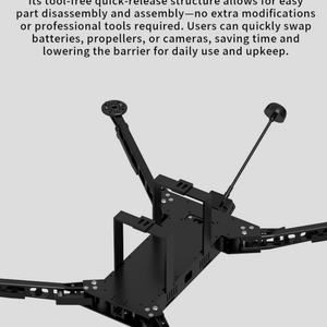 Cadre FPV extrêmement résistant aux intempéries | Support de moteur en aluminium et à couple élevé pour avion de qualité militaire - Product Image 5
