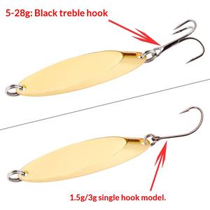 เหยื่อตกปลาแบบตะขอเกี่ยวโลหะประดับเลื่อมหลากสีสัน รูปทรงปากม้า สำหรับปลาแมนดารินดำ - Product Image 6