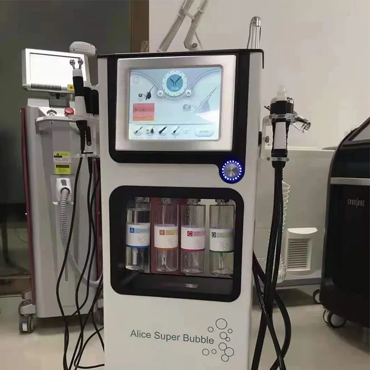 Spa de beauté professionnel pour le rajeunissement de la peau 7 en 1 machine à éplucher l'eau du visage hydrodermabrasion