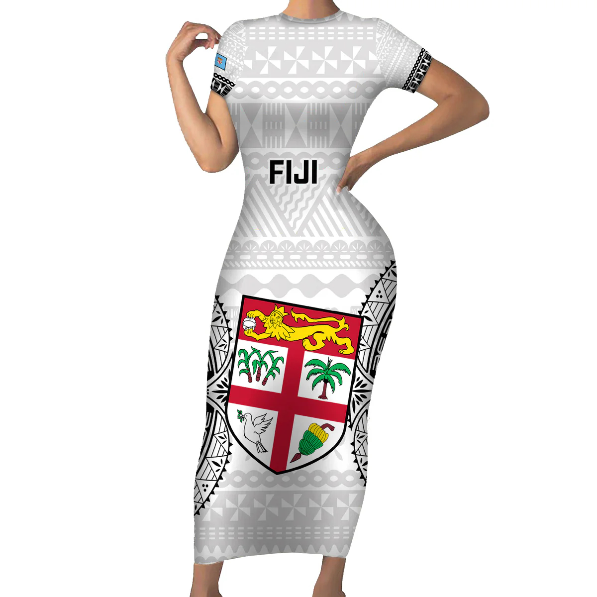 white christmas dresses Pride of Fiji Gown main image 0