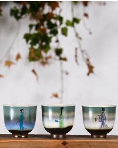 Taza <span class=keywords><strong>de</strong></span> <span class=keywords><strong>té</strong></span> <span class=keywords><strong>antigua</strong></span> <span class=keywords><strong>de</strong></span> cerámica hecha a mano para mujer, taza <span class=keywords><strong>de</strong></span> horno <span class=keywords><strong>de</strong></span> gama alta clásica china fresca, <span class=keywords><strong>porcelana</strong></span> pintada a mano, <span class=keywords><strong>porcelana</strong></span> SpecialCup - Product Image 2