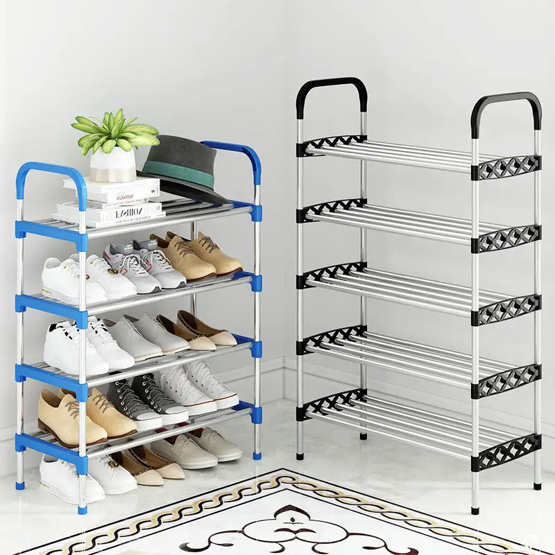 Hot Product Stainless steel storage rack shoe cabinet multi-layer simple shoe rack organizer manufacturer wholesale