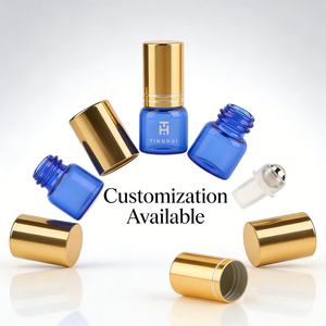 Custom 1ml Luxury Mini <b>Roll</b> <b>on</b> Bottle Empty Refillable Glass Spa Round Roller Bottle for Essential Oil Serum Cosmetic - Product Image 1