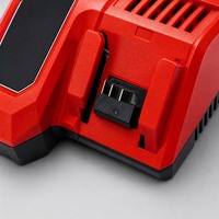 Pabrik Grosir Pengisi Daya Cepat M.12-18FC Tegangan Ganda, Pengisi Daya Baterai Li-ion Cepat 12V & 18V Kompatibel dengan Peralatan Listrik.