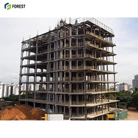 Bâtiment modulaire préfabriqué écologique et robuste de grande hauteur avec structure en acier, système de plancher renforcé, services de soudage et de pliage