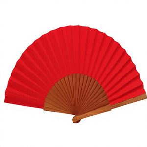 Éventails à main espagnols en gros – Artisanat en bambou et bois de fer, blanc, 23 cm – Éventails chinois en bois, cadeau promotionnel - Product Image 2