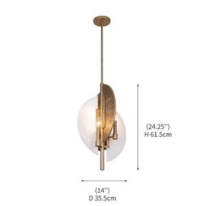 Lámpara Colgante Moderna de Lujo para Comedor, Isla, Alabastro Natural, Latón, LED, UL, Iluminación Estable, Lámpara Colgante Decorativa Saint <span class=keywords><strong>Martin</strong></span> - Product Image 4