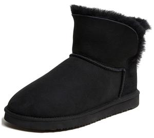 Bottes de neige d'hiver unisexes à plateforme classique en daim et fourrure de mouton pliables et moches pour hommes et femmes - Product Image 2