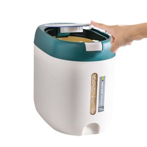 Bán Buôn 10Kg Nhà Bếp Nhựa Lưu Trữ Container Hộp Chống Ẩm Côn Trùng Bằng Chứng Kín Gạo Bin Thực Phẩm Lưu Trữ Container - Product Image 6