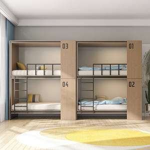 Système de lits modulaires en capsules pour auberges, pods de couchage empilables et peu encombrants, lits d'auberge contemporains OEM ODM - Product Image 4