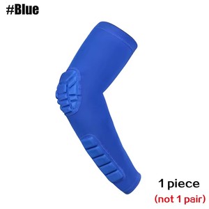 Coderas de compresión deportivas para hombres y mujeres, Mangas de brazo Anticolisión de panal, baloncesto, voleibol, <span class=keywords><strong>Rugby</strong></span>, protección, Spandex - Product Image 3