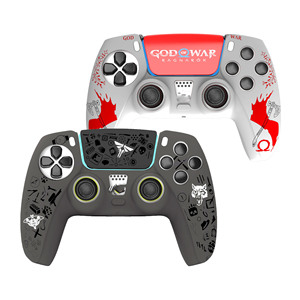 Funda de Silicona con Diseño de Videojuegos y Adhesivo para <span class=keywords><strong>PS5</strong></span>, Cubierta Protectora para el Control, Juego de Accesorios - Product Image 4